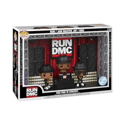 Image of Funko Pop! Moments Deluxe: RUN DMC Stage Collectable Vinyl Figure Gift Idea Official Merchandise Toys for Kids &amp; Adults Music Fans Model Collectors and Display