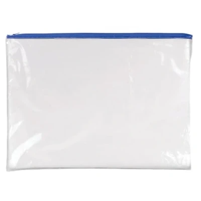 Image of 1 X EXAM Pencil Case A4 TRANSPARENTS Tiger Stationery