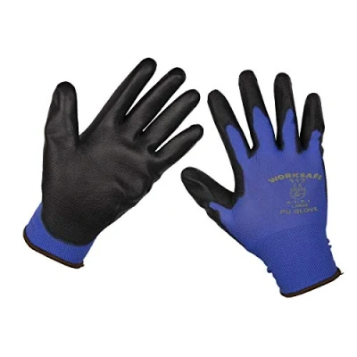 Image of Worksafe Lightweight Precision Grip Gloves (Large) Pack of 6 Pairs