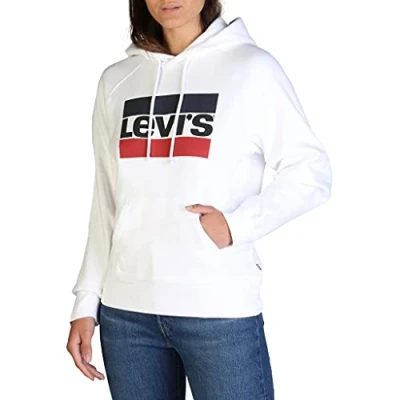 Image of Levi&#039;s Women&#039;s Graphic Sport Hoodie Marshmallow (Neutral) XS