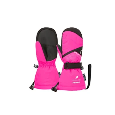 Image of Reusch Girls Kaden Down R TEX XT Mittens, Waterproof Membrane, Insulations, Very Warm Baby Gloves, Snow Sledging Winter Pink, V