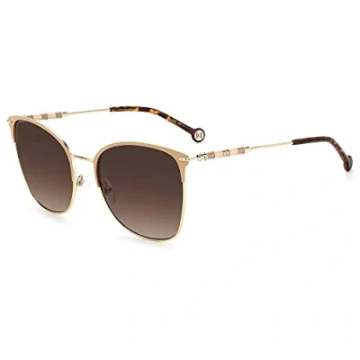 Image of Carolina Herrera Ch 0036/s Sunglasses, BKU/HA Gold Nude, 28
