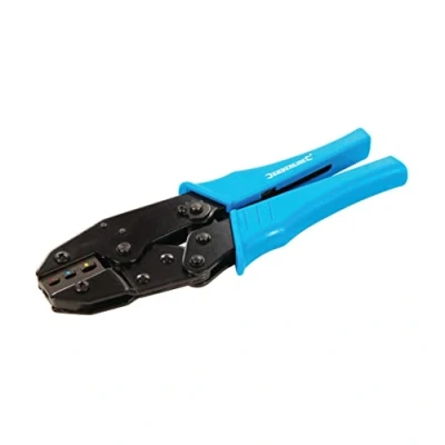 Image of Silverline Expert Ratchet Crimping Tool 220mm