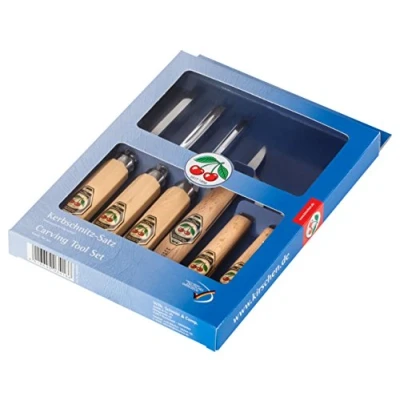 Image of Kirschen Chip Carving Set 6 pcs No. 3406, Multi Colour