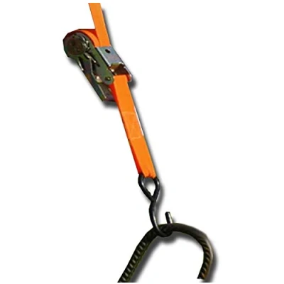 Image of Crocodile Trading Ltd Marquee Tie Down Kit/Anchorage Kit. 4 Heavy Duty Ground Stakes &amp; Hi Vis Ratchet Straps.