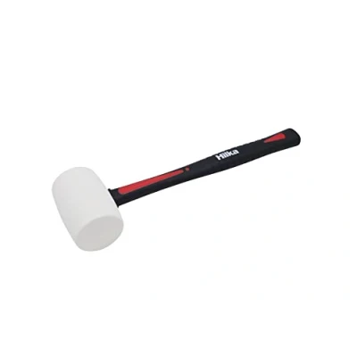 Image of Hilka 62302216 16oz White Rubber Mallet Pro Craft