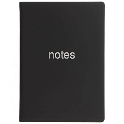 Image of Letts Dazzle A5 Notebook Black