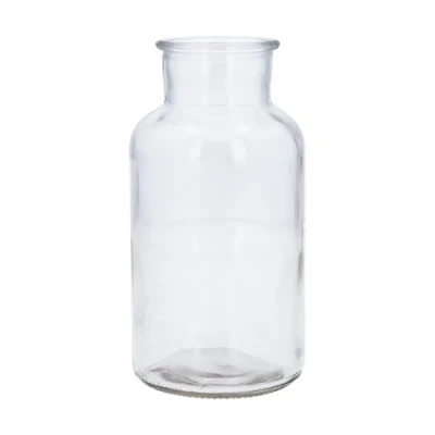 Image of Gisela Graham Clear Glass Bottle Vase Medium, 32367