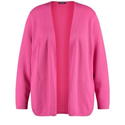 Image of Samoon Women&#039;s 432002 25103 Cardigan Sweater, Soft Cranberry, 20
