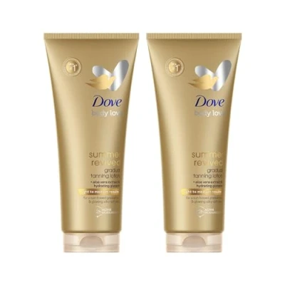 Image of Dove DermaSpa Summer Revived Fair To Medium Skin Body Lotion 200ml (2)