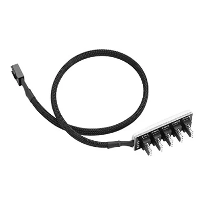 Image of Cuifati 5 Port Fan Hub,4 Pin PWM CPU Cooling Splitter Hub Adapter,with strong adhesive tape,durable