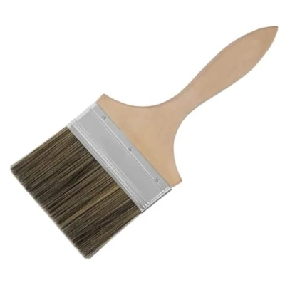 Image of U Trade Paint Brush 4 Inch Double Thick Chip Brush, Professional Masonry for Fence and Walls Painting, Deck Staining (4 Inches)
