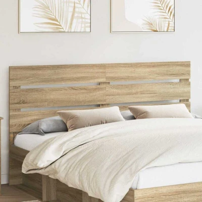 Image of vidaXL Headboard with Sonoma Oak 180 cm Engineered Wood