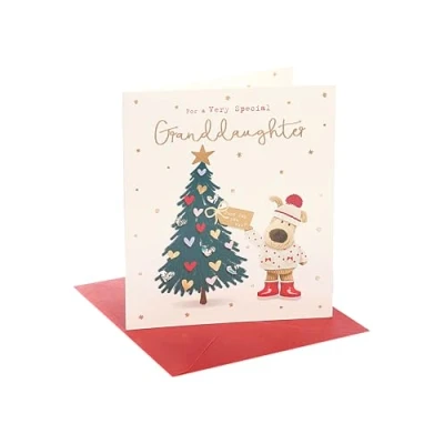 Image of Boofle Very Special Granddaughter Just For You Cute Christmas Greeting Card