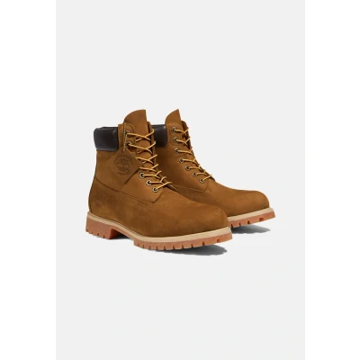 Image of Timberland Premium 6 INCH Laceup ankle boots, Men&#039;s, Size: 6.5, Dark wheat Nubuck