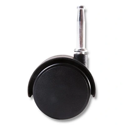 Image of 8X Black Twin Wheel Castors Socket Fixing