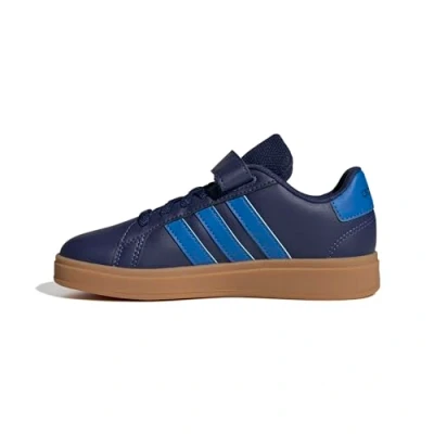 Image of adidas Unisex Kids Grand Court 2.0 Shoes Tennis Shoes, Dark Blue Bright Royal Gum10, 2 UK Child