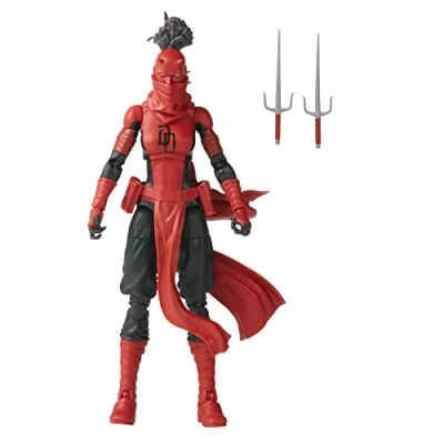 Image of Marvel Hasbro Legends Series Elektra Natchios Daredevil, Collectible 6 Inch Action Figures