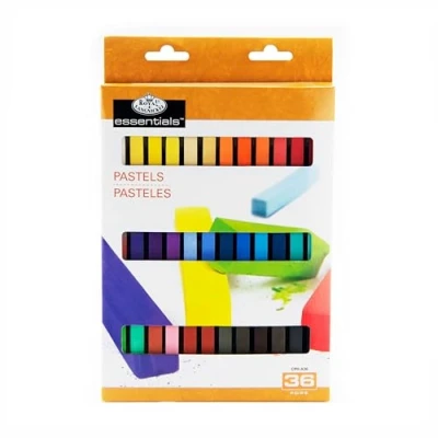 Image of Royal &amp; Langnickel Essentials 36 Soft Square Sketching Pastels Assorted Colours CPH A36