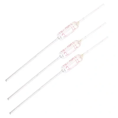 Image of Fafeicy 10Pcs Thermal Fuse 250VAC 10A 72 250℃, Metal Shell Cutoff (227℃/440.6℉)
