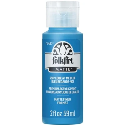 Image of Folk Art Acrylic Paint, Look at Me Blue, 2 oz
