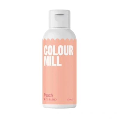 Image of Colour Mill Food Colouring Peach 100ml Next Generation Oil Based for Baking, Decorating, Icing and Cooking Dye DIY Slime Crafts 100ml…