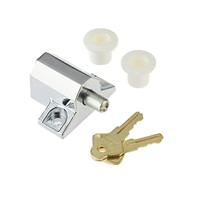 Image of Yale P 114 CH patio Doorlock, Chrome Finish, Standard Security, Visi Packed, suitable for doors