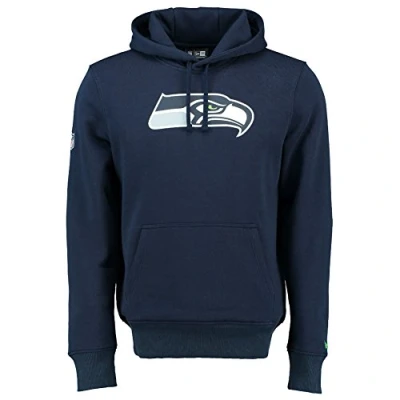 Image of New Era Seattle Seahawks Hoody Team Logo Navy L