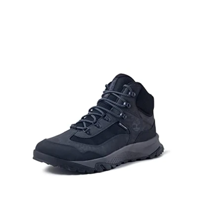 Image of Timberland Men&#039;s Lincoln Peak Lite Mid F/L WP Chukka Boat, Jet Black, 6.5 UK