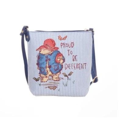 Image of Signare Paddington Bear Designs Classic Marmalade Handbags and Accessories (Sling Bag, Blue)