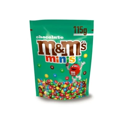 Image of M&amp;M&#039;s Minis Milk Chocolate Bites Pouch Bag 115g