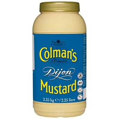 Image of Colman&#039;s Dijon Mustard 2.25 Litre (Pack of 2)