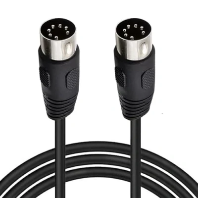 Image of HTGuoji 7 Pin Din Cable, Male to Professional Premium Controller Interface Audio Cable for Bang &amp; Olufsen, Naim, Quad Stereo Systems (1.5 Meter)