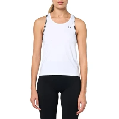 Image of Under Armour Tech Knockout Tank White / Black XS