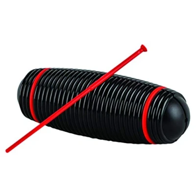 Image of Halilit Hi Lo Guiro. High end Latin Percussion Musical Instrument. Scraper / Beater. Percussionists of All Levels. Teens &amp; Adults. Durable (Red)