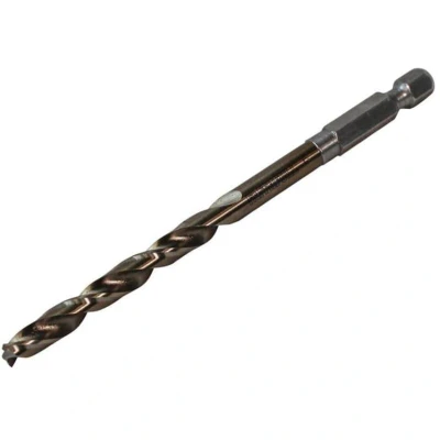 Image of HSSE M35 Cobalt Quick Change Impact Drill Bit 2.5mm OL:73mm WL:30mm