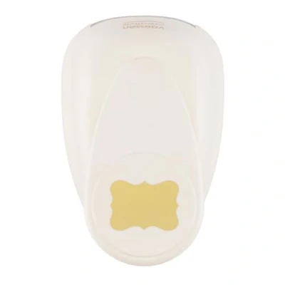 Image of Vaessen Creative Craft Paper Punch Decorative Label 3,2 x 4,4 cm Circle Cutter for Crafting and Card Making