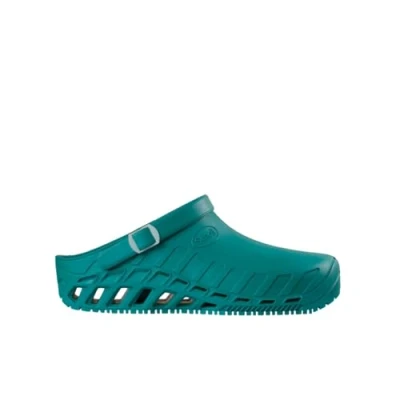 Image of Scholl Unisex&#039;s Evo Medical Professional Clog, Green, 10.5/11 UK