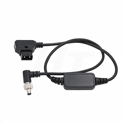 Image of HangTon 12V D tap Locking DC Barrel Power Cable for Blackmagic ATEM Mini, SmallHD, Atomos Ninja V Monitor, Zaxcom Lectrosonics Wireless, MixPre 10, DECIMATOR