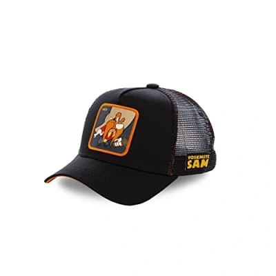Image of Capslab Daffy Duck Trucker Cap Looney Tunes Black One Size