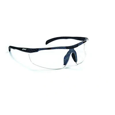 Image of RILEY Eyewear Agera Sunglasses Lightweight Sports Style Safety Glasses (Black, Indoor/Outdoor)
