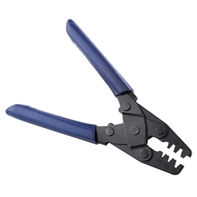 Image of Crimping Plier Wiring Crimper Open Barrel Vehicle Terminal Harness Crimp Style Tool 22 10 AWG