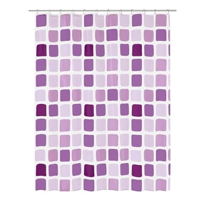 Image of Kleine Wolke Shower Curtain, Violet, 180 cm x 200