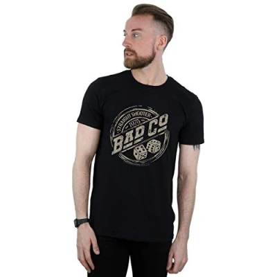 Image of Absolute Cult Bad Company Men&#039;s Straight Shooter T Shirt Black Large