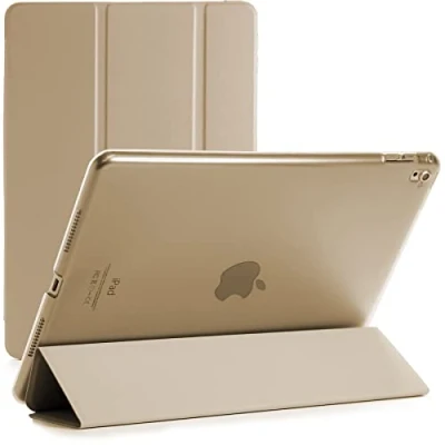 Image of Smart Magnetic Stand Case For Only Apple iPad Pro 9.7 Released 2016 Model Numbers A1673, A1674, A1675 (Gold)