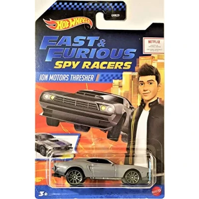 Image of Hot Wheels 2020 Fast &amp; Furious Spy Racers Hw Screen Time ION Motors Thresher, Gray