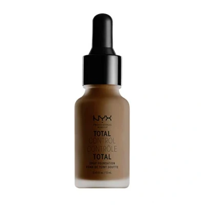 Image of NYX Professional Makeup Total Control Drop Foundation, Precise Dosage, Buildable Coverage, Long Lasting, Vegan Formula, Matte Finish, Shade: Deep Espresso