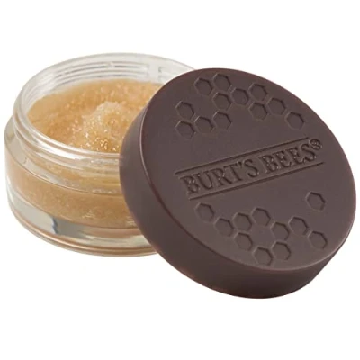 Image of Burt&#039;s Bees Lip Scrub and Exfoliator, With Sweet Honey Crystals, Cocoa Butter &amp; Beeswax to Exfoliate Hydrate Lips, 7.08g