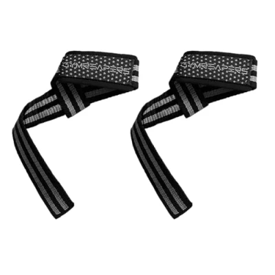Image of Gymreapers Lifting Wrist Straps for Weightlifting, Bodybuilding, Powerlifting, Strength Training, &amp; Deadlifts Padded Neoprene with 18&quot; Cotton