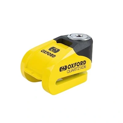 Image of OXFORD LK265 Quartz Disc Lock, Yellow/Black, 6mm